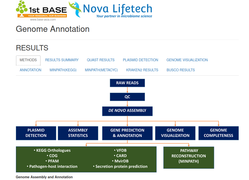 WGS bioinformatics services pipeline